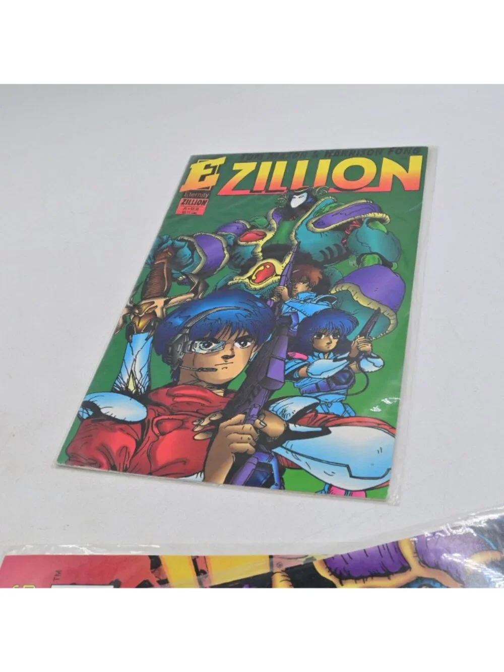 Eternity Comics Zillion #1-4 Complete Series Set 1993 Anime Manga Harrison Fong